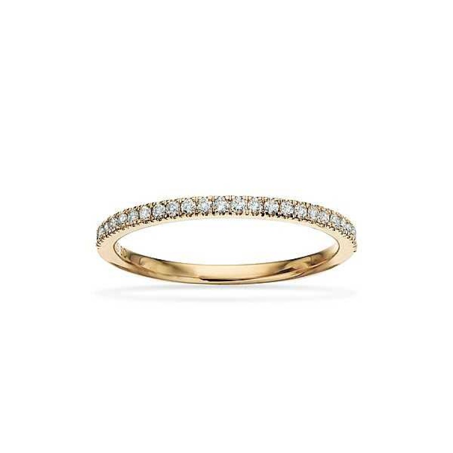 Ringe Scrouples | Dazzling - Ring Aus 14 Karat Gold Mit Insgesamt 0,16 Karat. W/Si