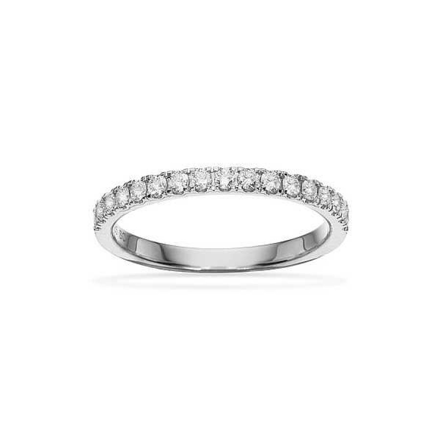 Ringe Scrouples | Dazzling Ring Aus 14 Kt Wei Gold Mit Insgesamt 0,32 Ct. H-W/Si