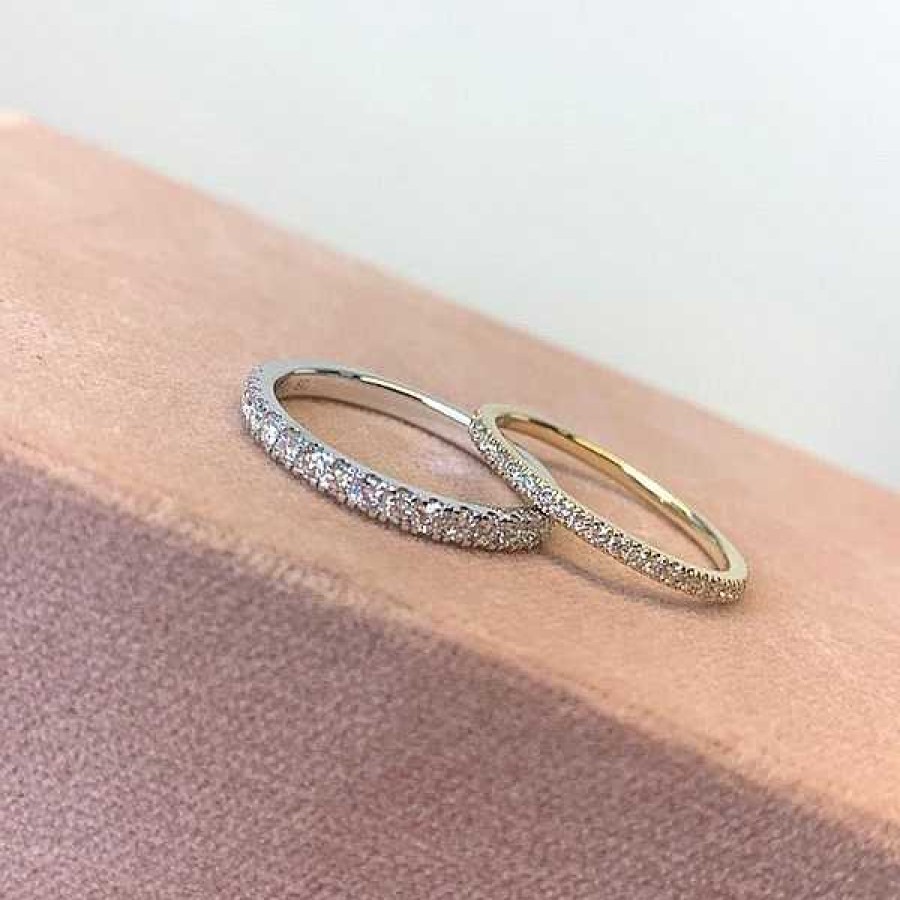 Ringe Scrouples | Dazzling - Ring Aus 14 Karat Gold Mit Insgesamt 0,16 Karat. W/Si