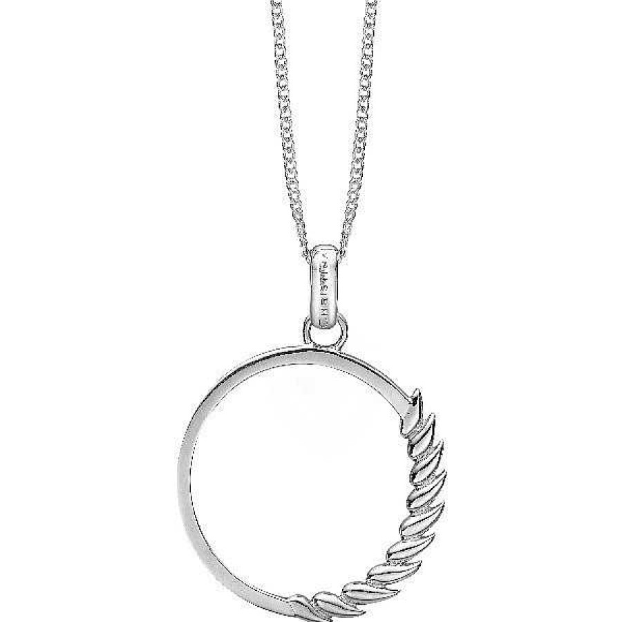 Anh Nger Christina Jewelry & Watches | Christina Collect - Circle Leaf Silber Halskette