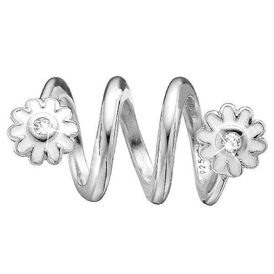 Charms F R Armb Nder Christina Jewelry & Watches | Christina Collect - Dancing Marguerites Silberanh Nger F R Lederarmband