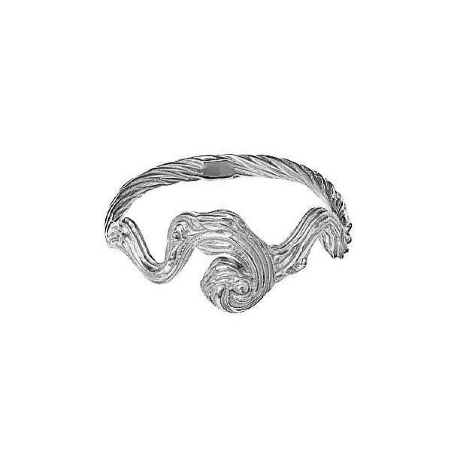 Ringe Maanesten | Maanesten - Freya-Ring Aus Silber Mit Rillen