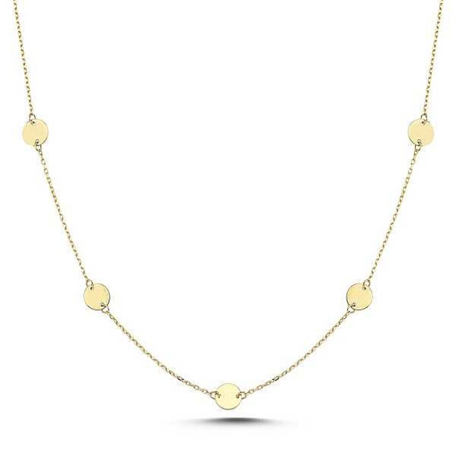 Halsketten Melfia | Melfia Halskette Mit 5 M Nzen 14Kt. Gold