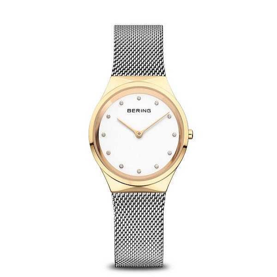 Uhren BERING | Bering - Klassische Damenuhr Mit Wei Em Zifferblatt 31 Mm