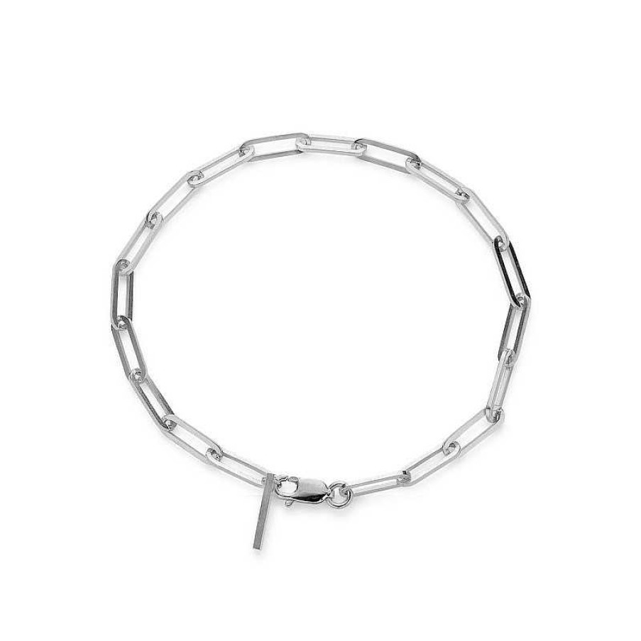 Armb Nder Jane Kønig | Jane K Nig - Reflection Stretch-Armband In Silber