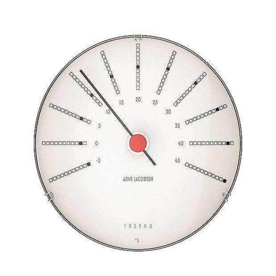 Uhren Arne Jacobsen | Arne Jacobsen - Bankers Wetterstation Thermometer