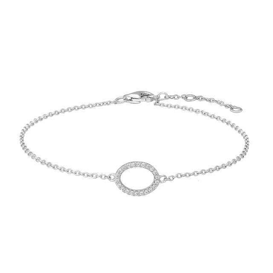 Armb Nder JoanliNor | Joanli Nor - Emilynor Oval Armband Mit Zirkonia