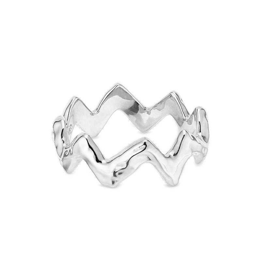 Ringe Jane Kønig | Jane K Nig - Heartbeat Ring In Silber