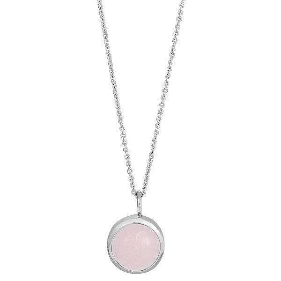 Halsketten Nordahl Andersen | Nordahl Schmuck - Big Sweets Silber Halskette Mit Rosa Quarz