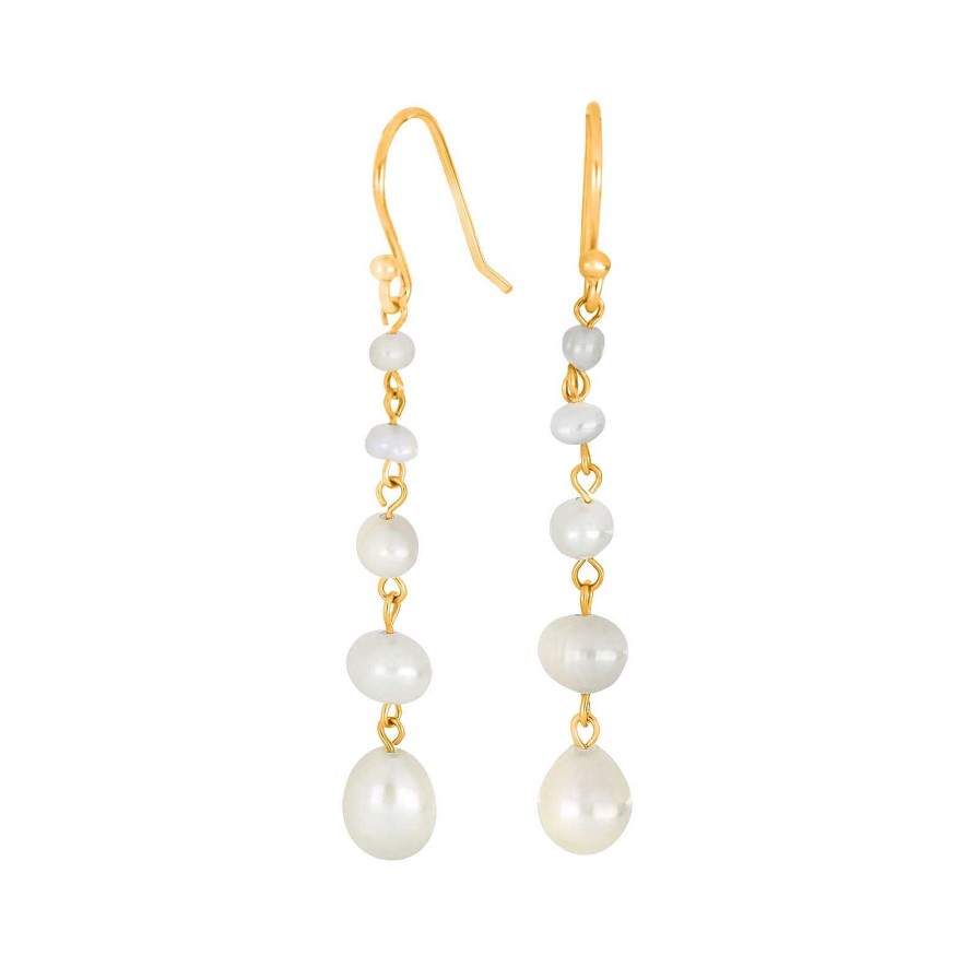 Ohrringe Nordahl Andersen | Nordahl Jewellery - Ohrringe Pearl52 Aus 18 Karat Vergoldete Silber