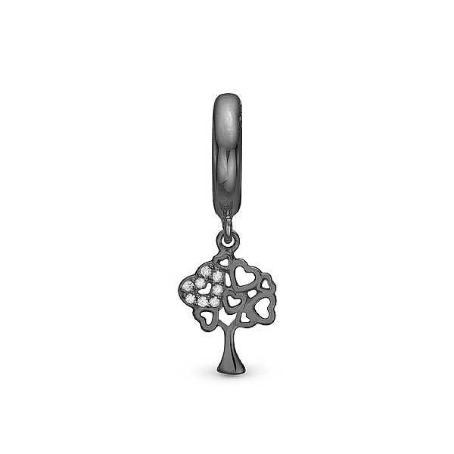 Charms F R Armb Nder Christina Jewelry & Watches | Christina Collect - Baum Der Herzen Charm Ruthenium Plattiert