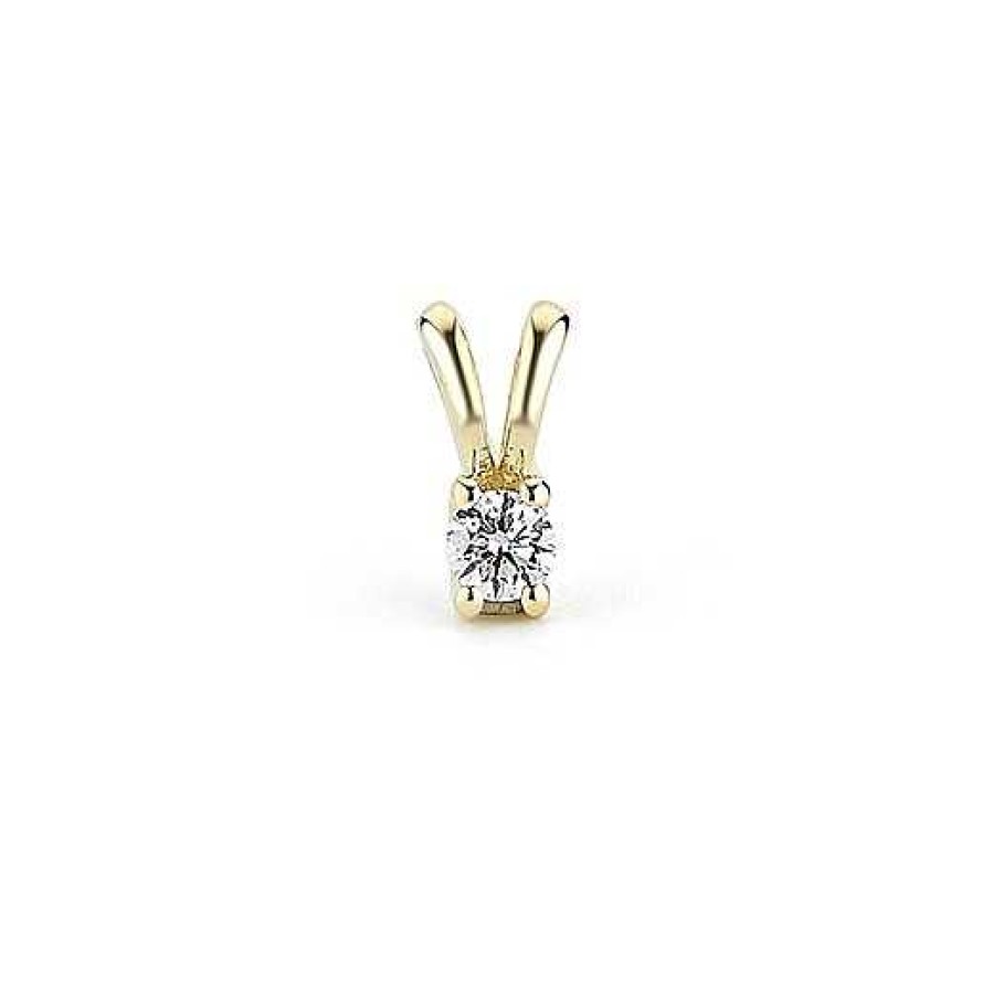 Halsketten Nuran | 14 Kt. Tria Goldanh Nger Mit Brillant 0,08-0,28 Ct.