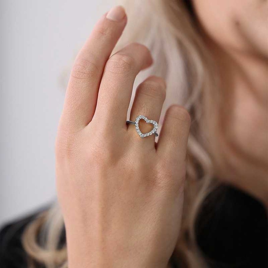 Ringe Christina Jewelry & Watches | Christina Sammelt Ring In Silber "Topaz Heart"