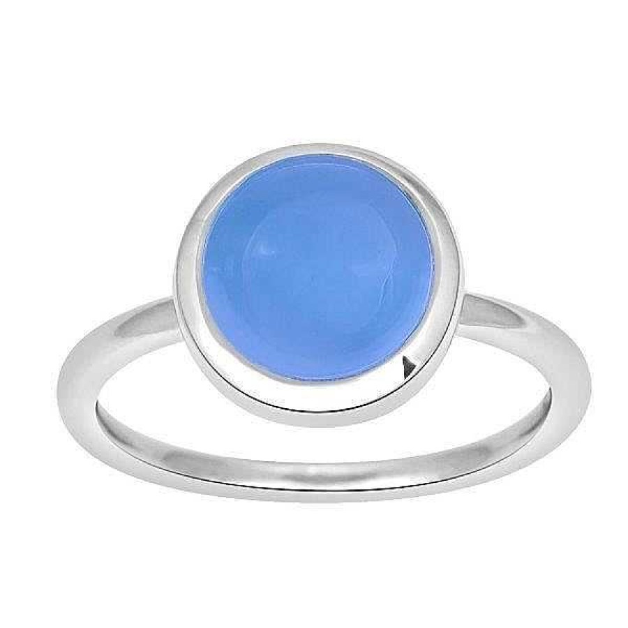 Ringe Nordahl Andersen | Nordahl Smykker - Sweets - Silberring Mit Blauem Chalzedon