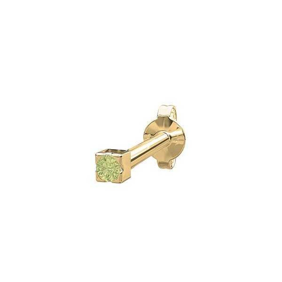 Ohrringe Nordahl Andersen | Piercingschmuck - Pierce52 Ohrring Gr Ner Peridot 14Kt. Gold