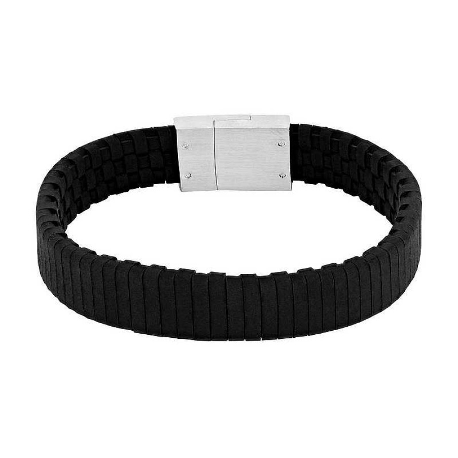 Armb Nder Nordahl Andersen | Son Of Noa - Herrenarmband, Schwarzes Kalbsleder, 19Cm