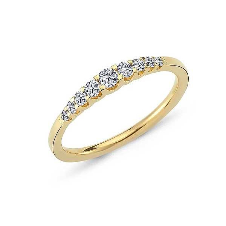 Ringe Nuran | 14Ct Empire Diamantring Aus 14Ct Gold Mit 0,24Ct.