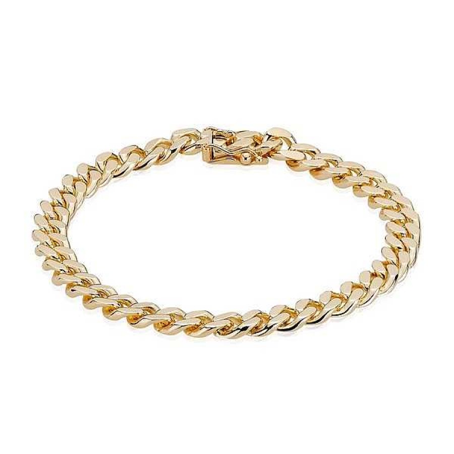 Armb Nder BNH | Panser Facette - Armband In 14Kt. Gold (W Hlen Sie L Ngen Und Breiten)