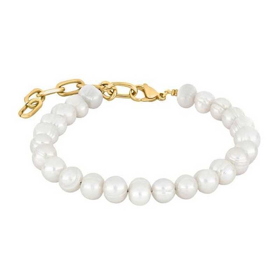 Armb Nder Nordahl Andersen | Son Of Noa - Herrenarmband Aus Stahl Mit Ip Gold 19 Cm