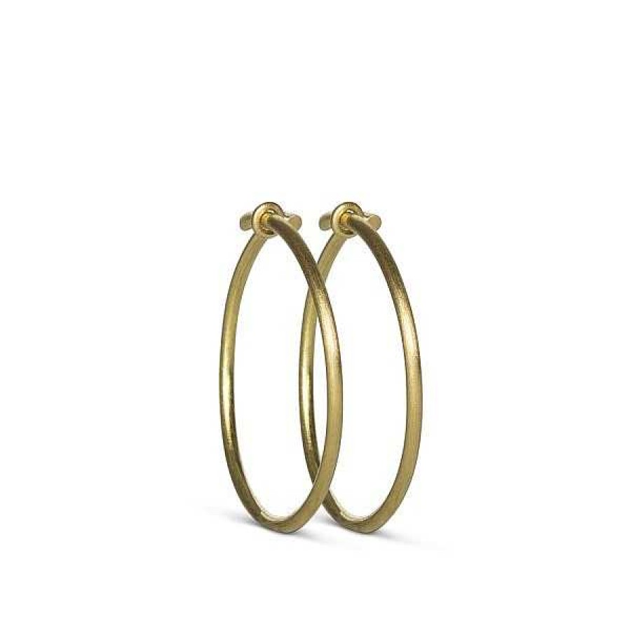 Ohrringe Jane Kønig | Jane K Nig - Medium Creol In 18 Kt Gold