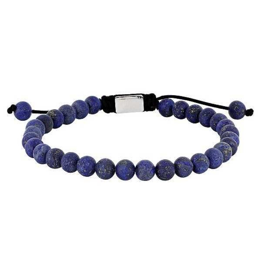 Armb Nder Nordahl Andersen | Son Of Noa - Herrenarmband Mat Blue Lapis In Silber