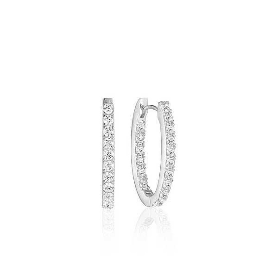 Ohrringe Sif Jakobs Jewellery | Sif Jakobs - Ellisse Piccolo Hoops Silber Wei