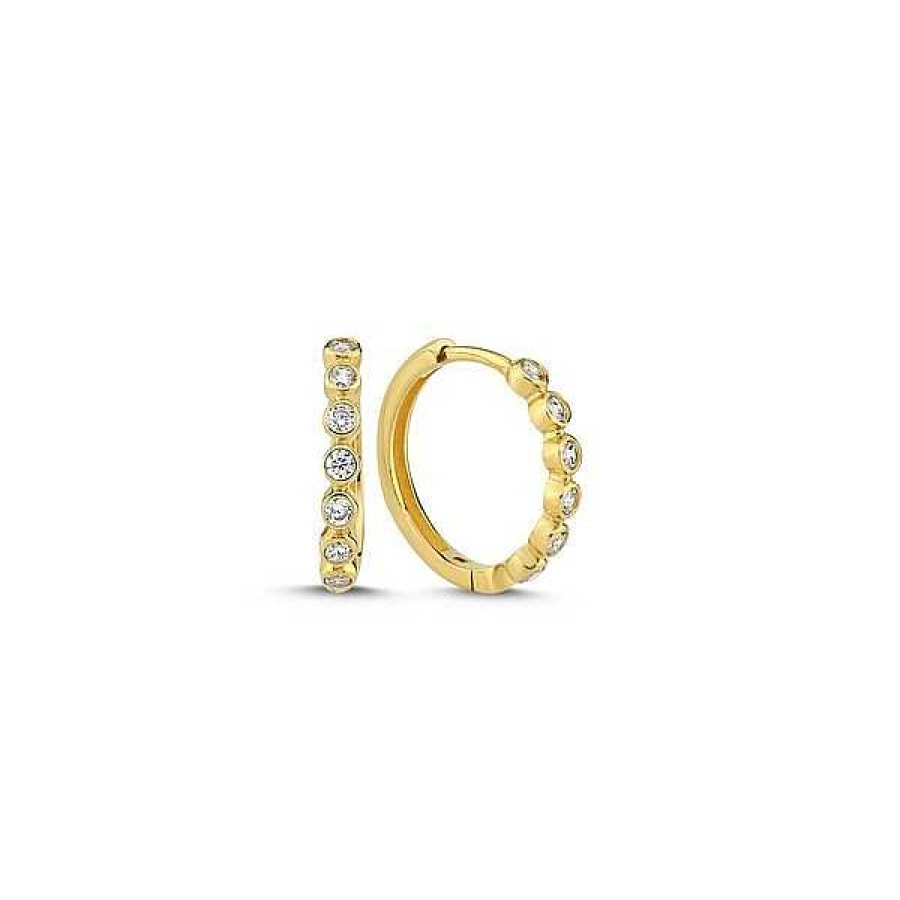 Ohrringe Melfia | Melfia Ohrringe Mit Zirkonia 14Kt. Gold