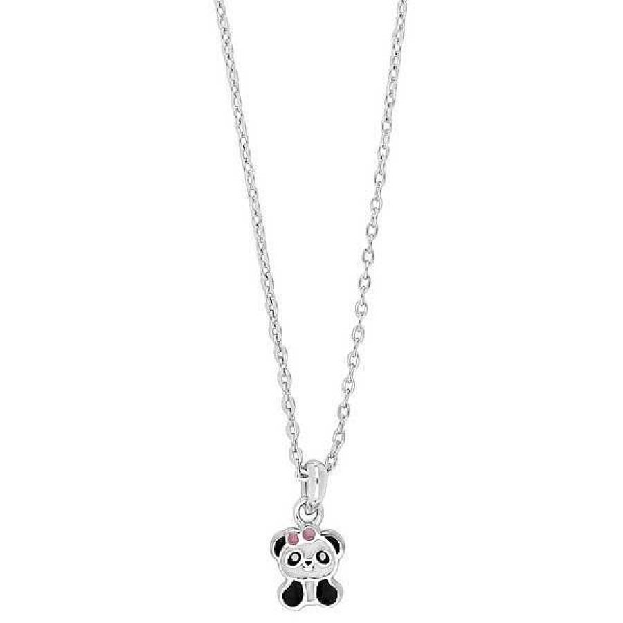 Kinderschmuck Nordahl Andersen | Nordahl Kids Jewellery - Halskette Mit Panda-Anh Nger In Silber