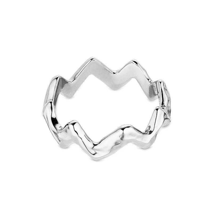 Ringe Jane Kønig | Jane K Nig - Heartbeat Ring In Silber