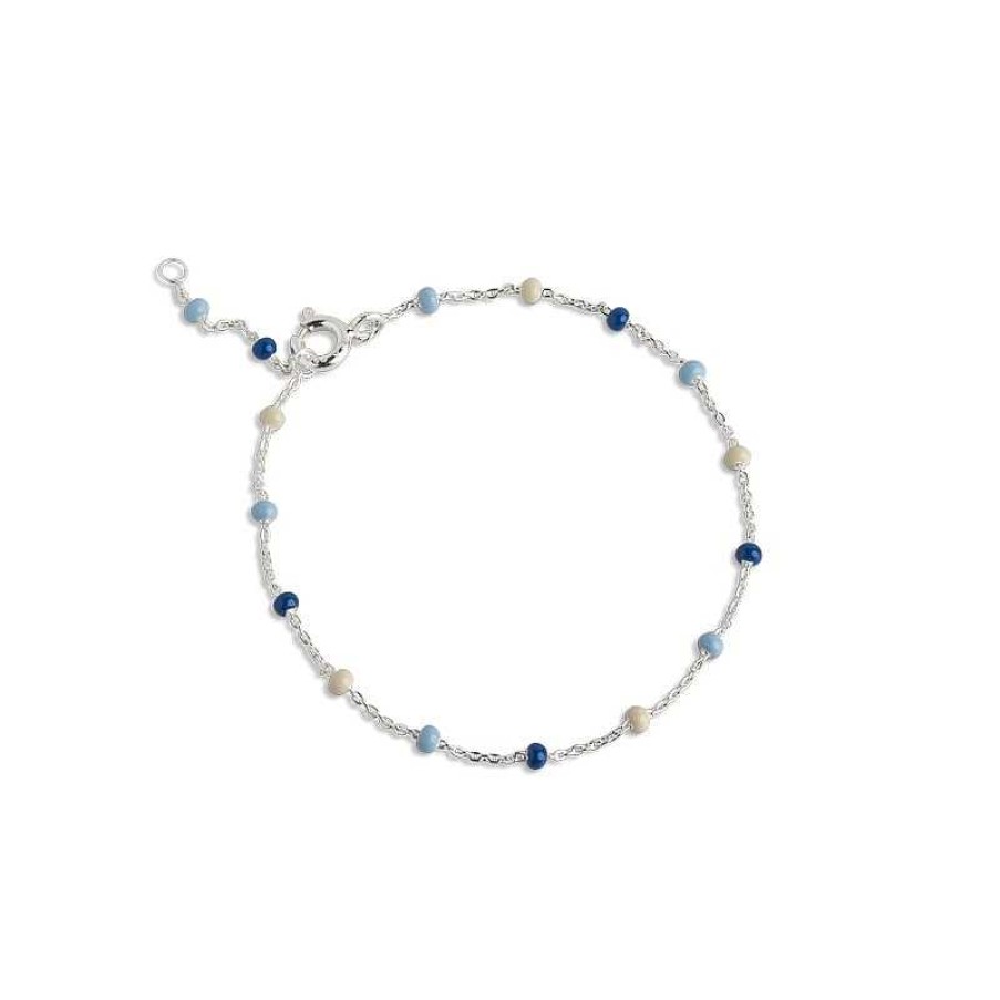 Armb Nder Enamel Copenhagen | Enamel - Lola Marine Armband I Silber