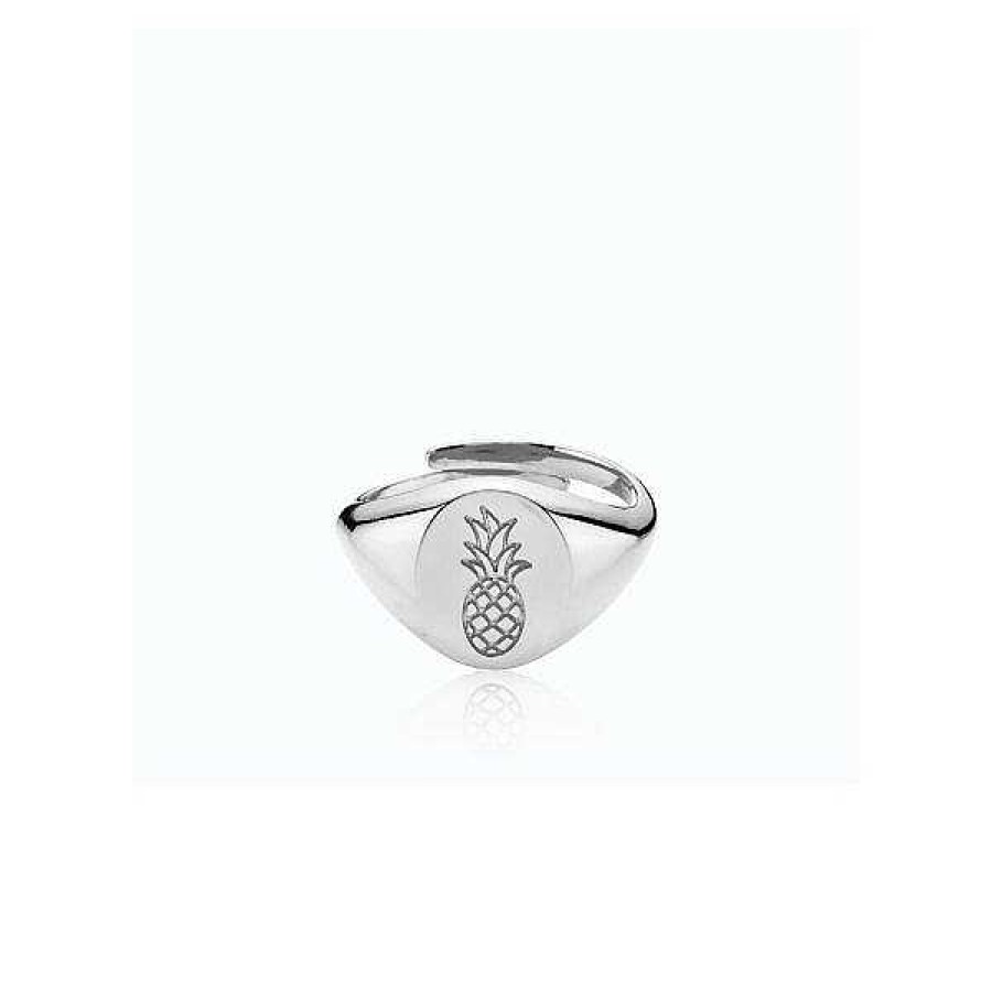 Ringe Sistie | Anna Briand X Sistie - Siegelring Ananas In Silber