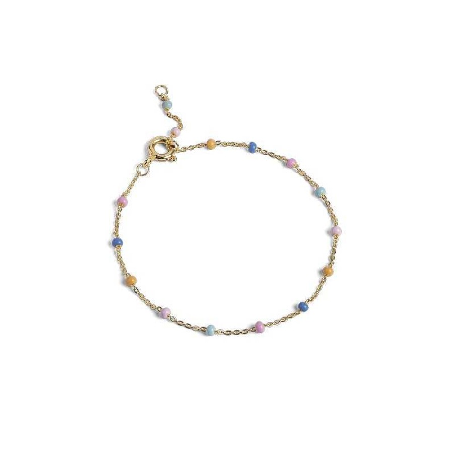 Armb Nder Enamel Copenhagen | Enamel - Lola Lolly Armband I Vergoldete Silber