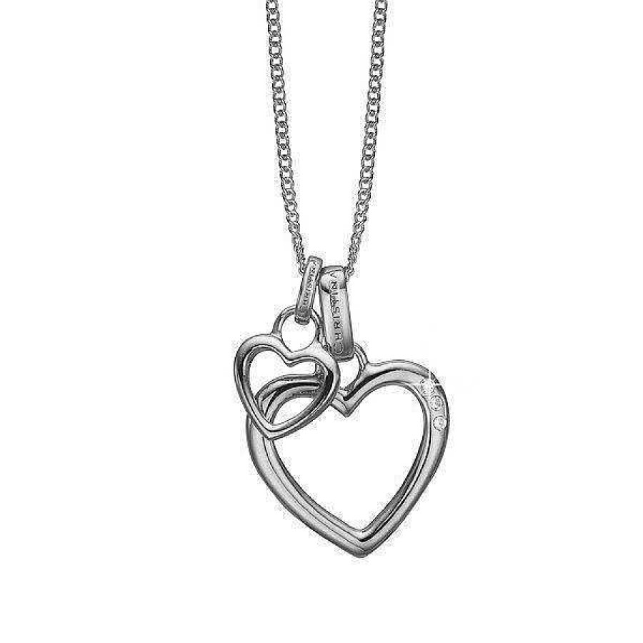 Anh Nger Christina Jewelry & Watches | Christina Collect - Silberne Halskette Open Mother Hearts