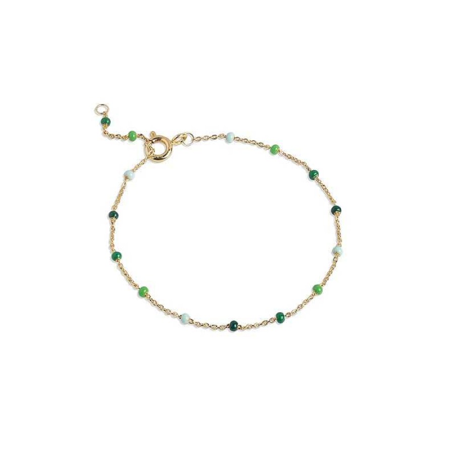 Armb Nder Enamel Copenhagen | Enamel - Lola Spring Armband I Vergoldete Silber