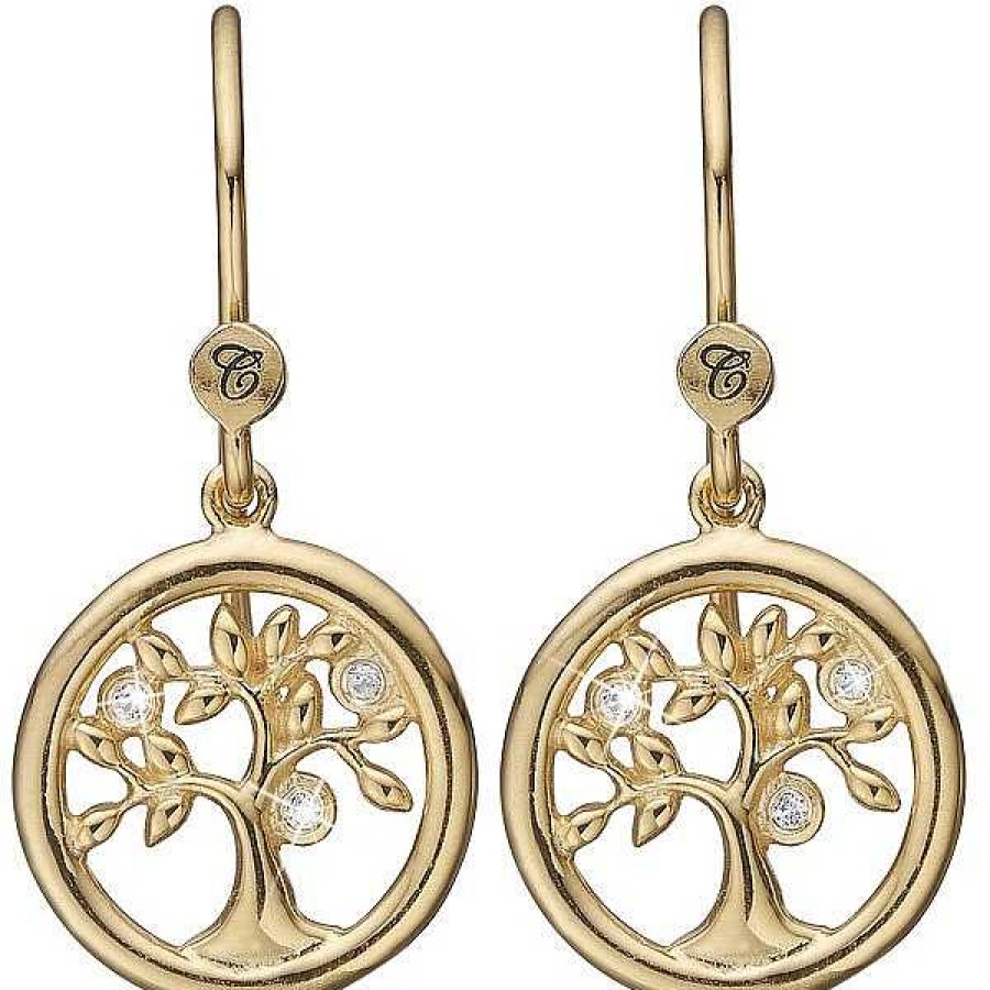 Ohrringe Christina Jewelry & Watches | Christina Collect - Tree Of Life Vergoldete Ohrringe