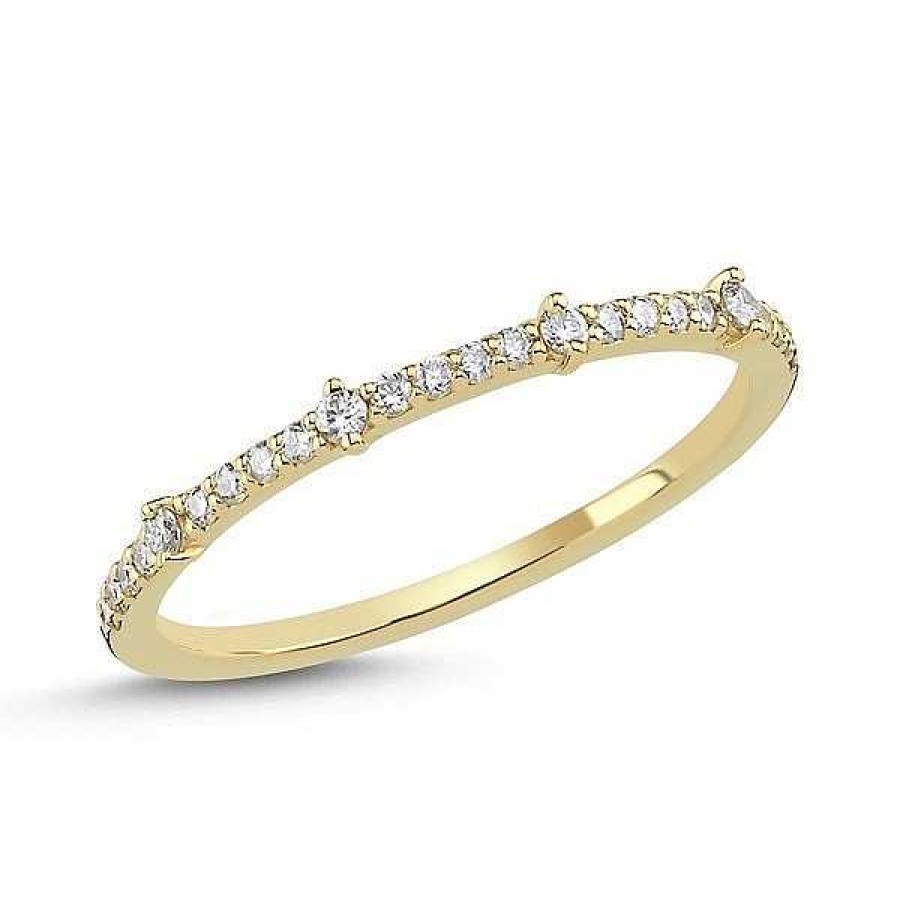 Ringe Nuran | Nuran - Noelle Ring Aus 14Kt. Gold Mit 0,18Ct. W/Si