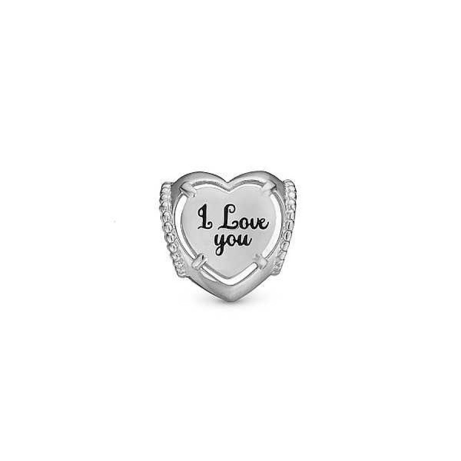 Charms F R Armb Nder Christina Jewelry & Watches | Christina Collect - Dad I Love You Charm I Silber