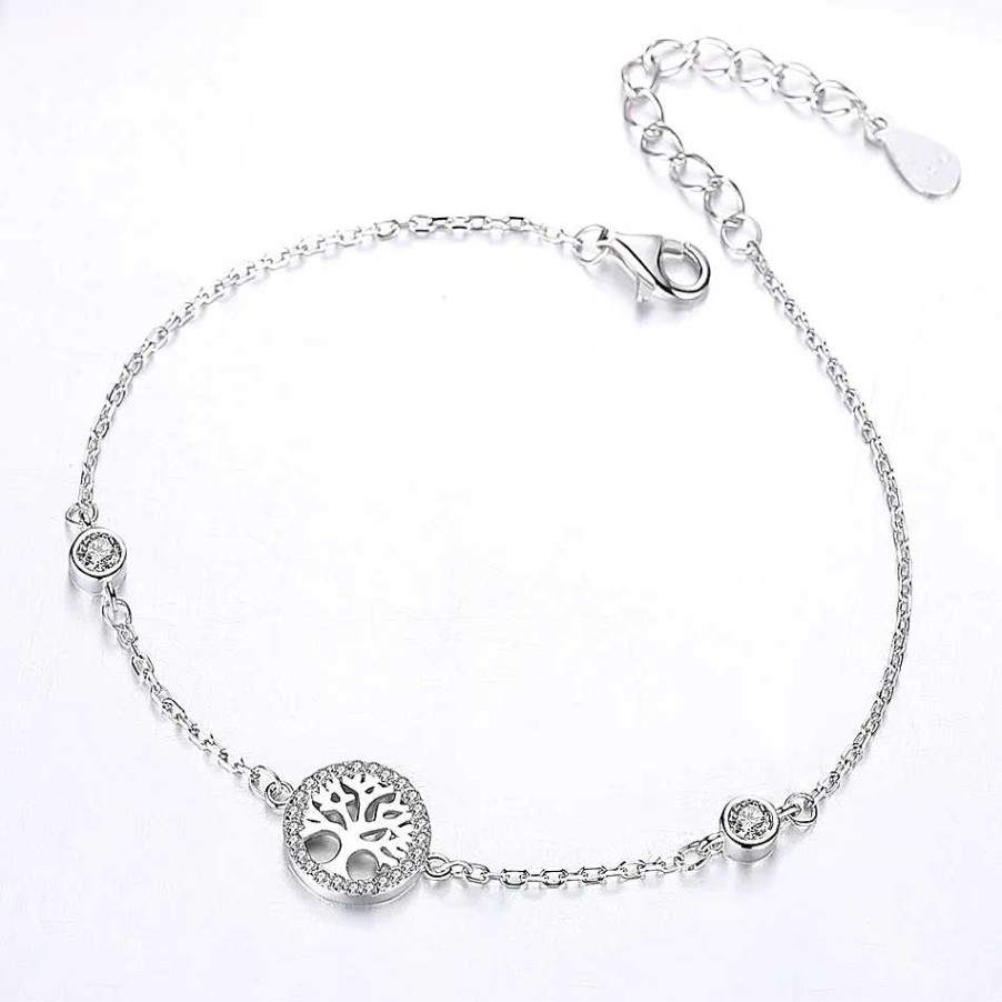 Armb Nder ByBirch | Bybirch - Armband In Silber Mit Baum Des Lebens