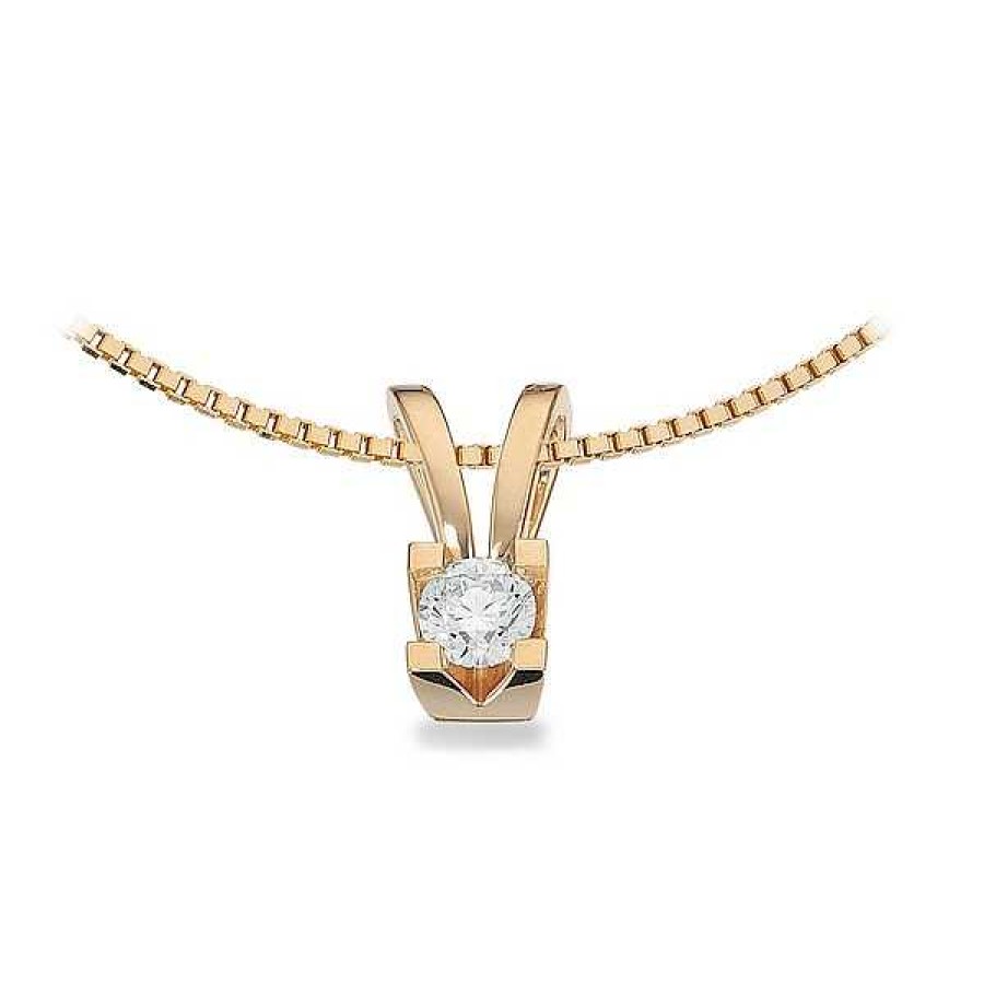 Halsketten Scrouples | Kleopatra Anh Nger Aus 14Kt. Gold 0,05Ct.-0,50Ct. Diamant