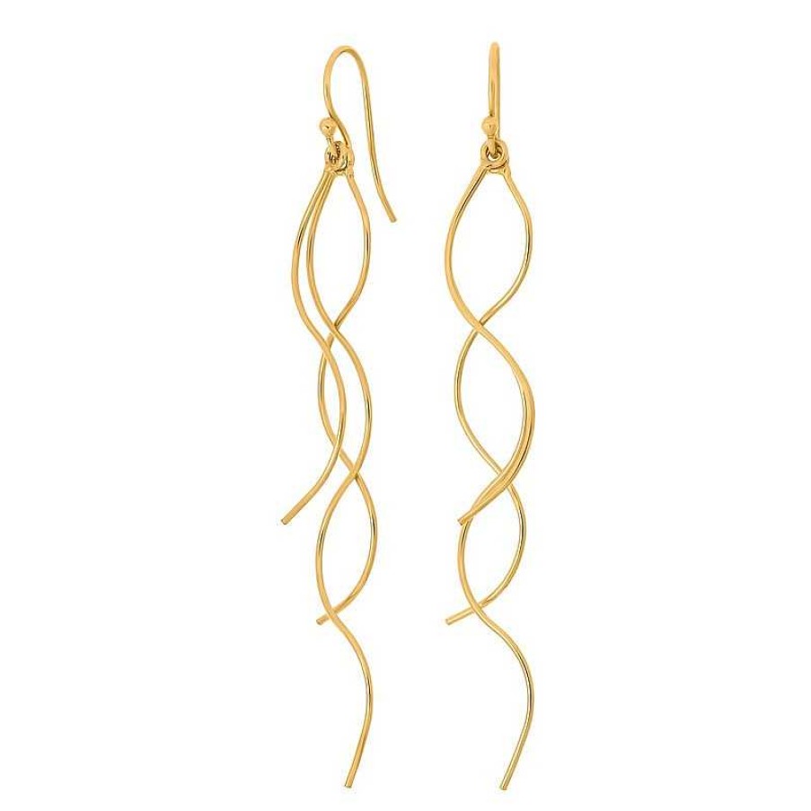 Ohrringe Nordahl Andersen | Nordahl Jewellery - Spin52 Ohrringe Aus Vergoldete Wavy