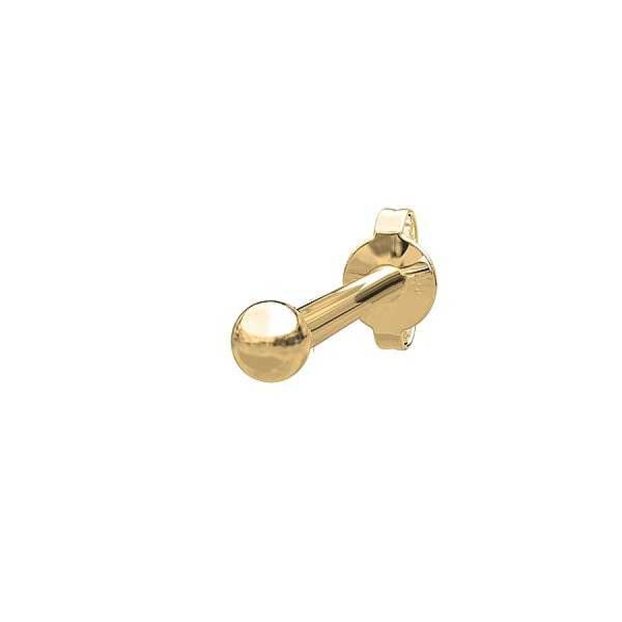 Ohrringe Nordahl Andersen | Piercingschmuck - Pierce52, Ohrring Aus 14Kt. Gold Mit 1 Kugel