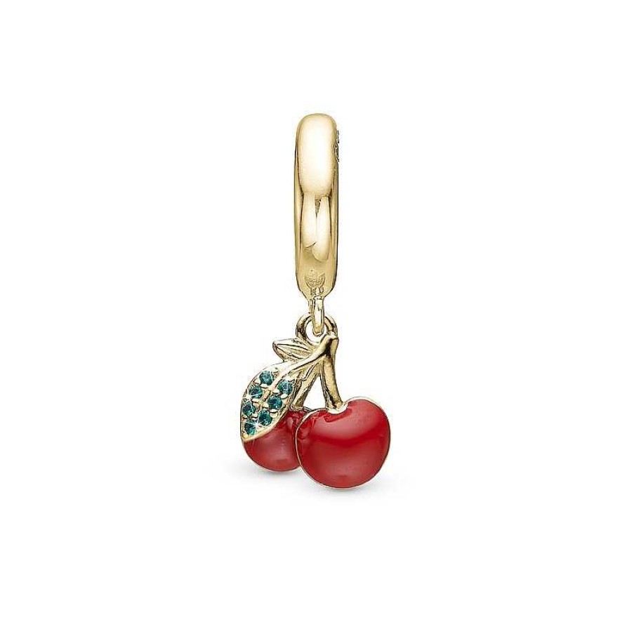 Charms F R Armb Nder Christina Jewelry & Watches | Christina Collect - Happy Cherries Charme In Vergoldete Silber