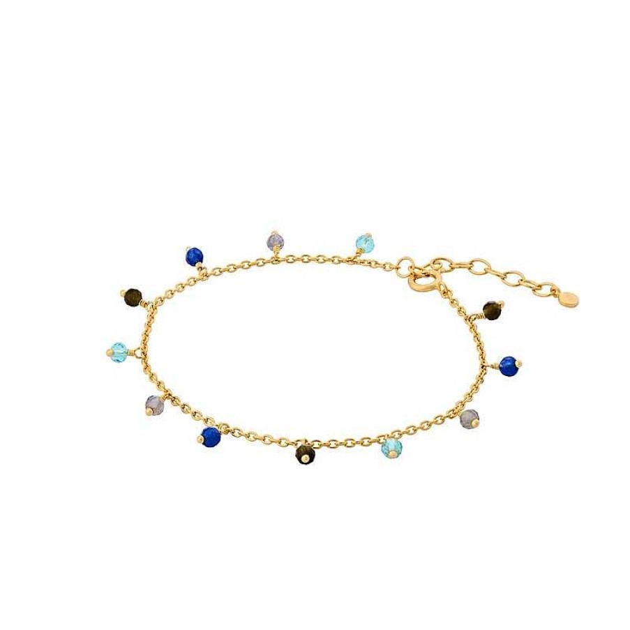 Armb Nder Pernille Corydon | Pernille Corydon - Blue Hour Armband I Vergoldete Silber