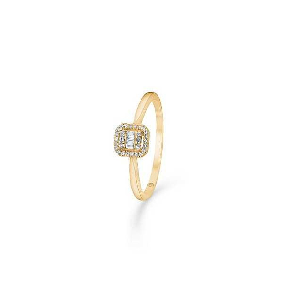 Ringe Mads Z | Mads Z - Elizabeth Ring Aus 14 Kt Gold Mit Brillant 0,09Ct