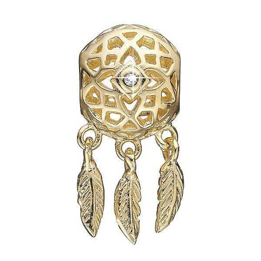 Charms F R Armb Nder Christina Jewelry & Watches | Christina Collect - Dream Catcher Vergoldeter Anh Nger F R Silberarmband