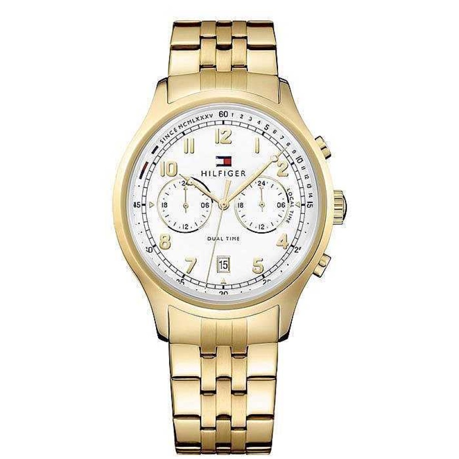 Uhren Tommy Hilfiger | Tommy Hilfiger - Emerson Herrenuhr In Gold Duplikat 1791390*