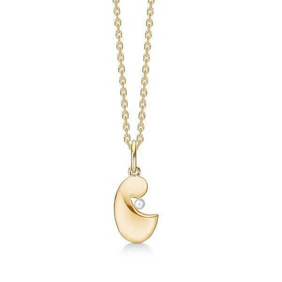 Anh Nger Mads Z | Mutter/Kind - Anh Nger Aus 14 Kt. Gold Mit Perle Von Mads Z. Klein