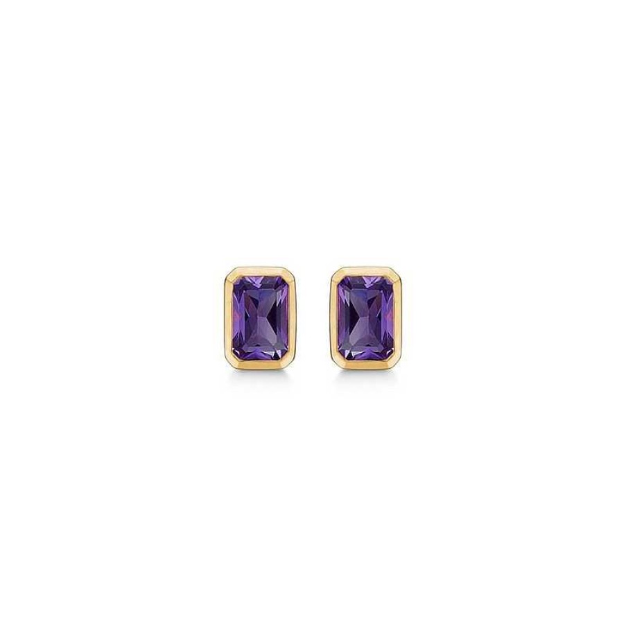 Ohrringe Mads Z | Mads Z - Liebliche Ohrringe Aus 14 Karat Gold Mit Amethyst