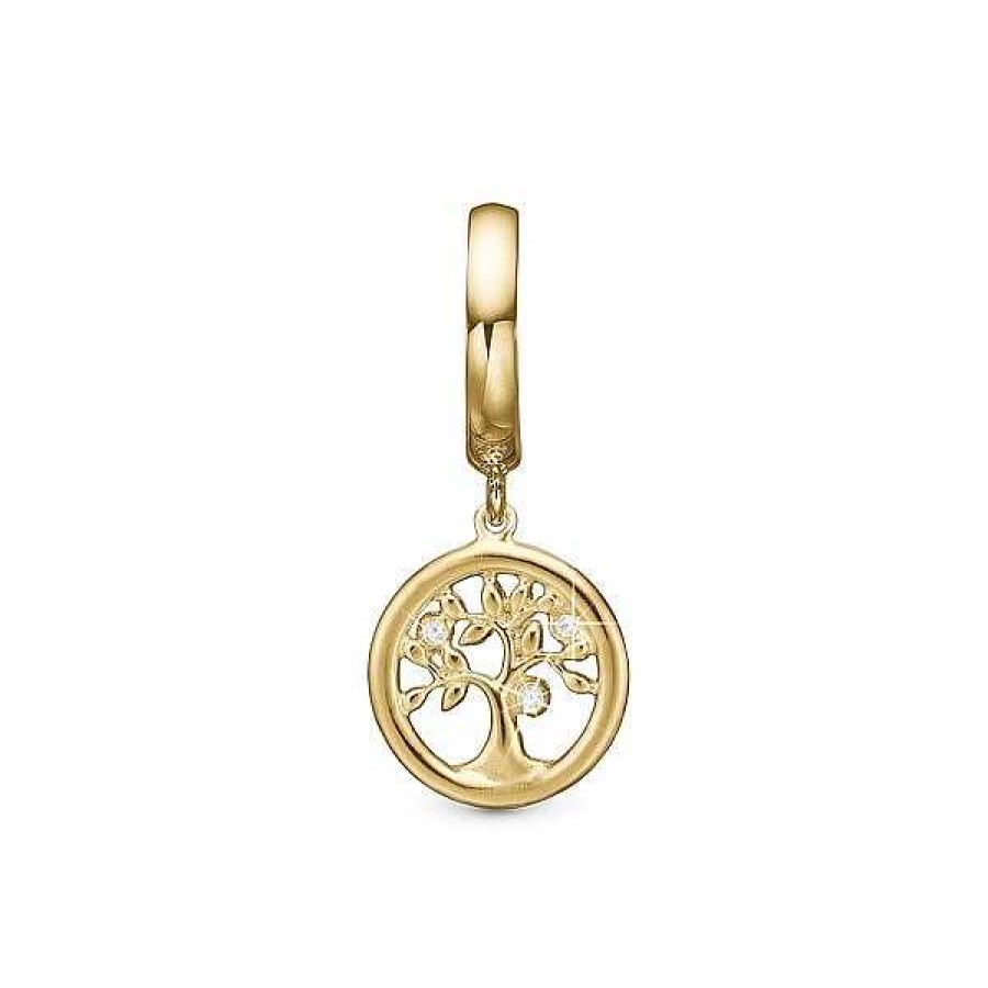 Charms F R Armb Nder Christina Jewelry & Watches | Christina Collect - Tree Of Life Anh Nger In Vergoldet F R Lederarmb Nder