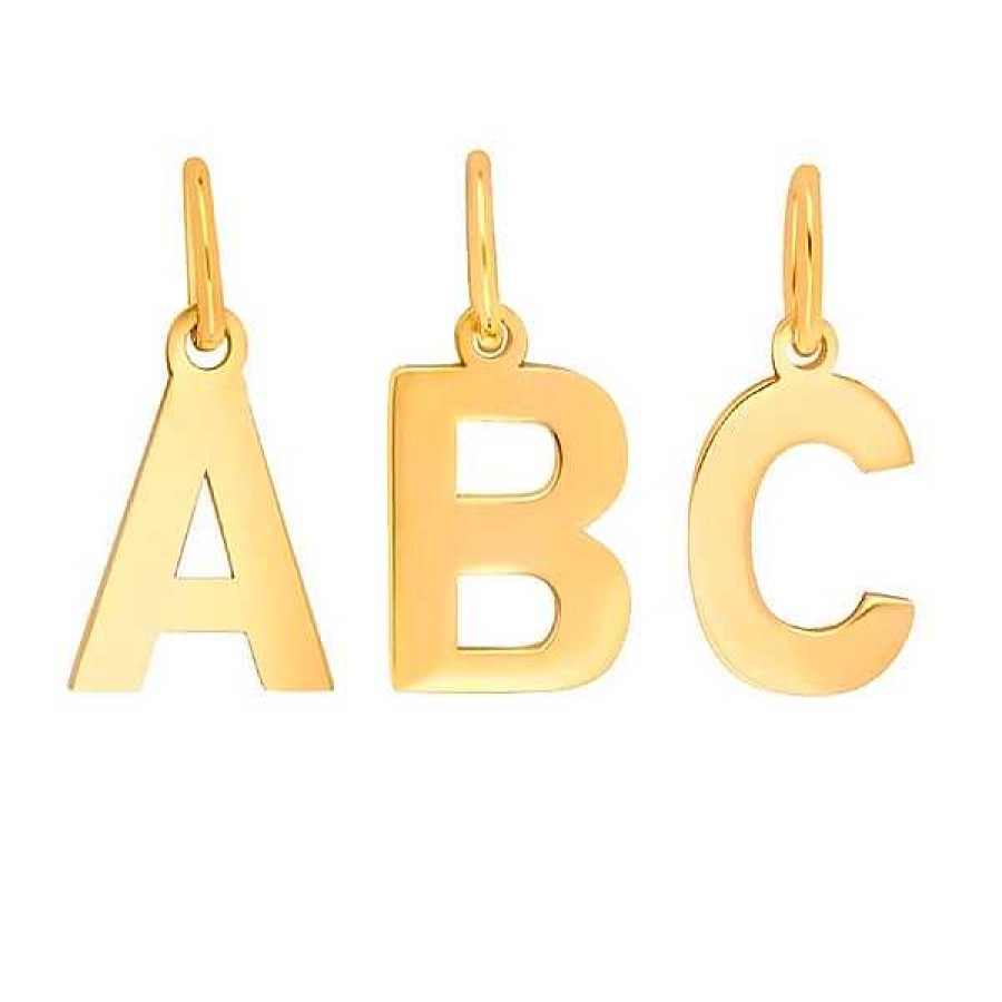 Anh Nger Siersbøl | Siersb L - Buchstaben-Anh Nger Aus 14Kt. Gold (A-Z)